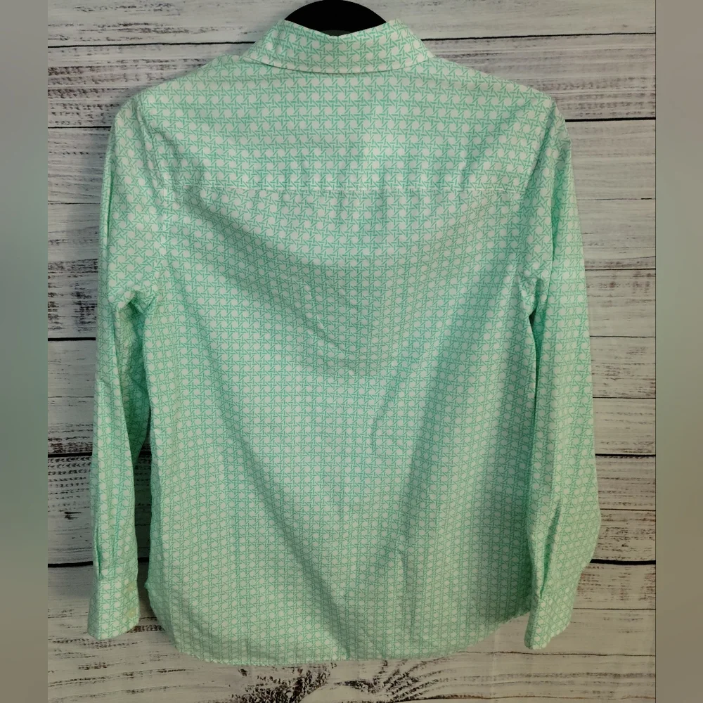 LANDS END S2 3/4 Button-down - Picture 4 of 5